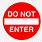 Do Not Enter Emoji