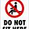Do Not Sit Here Sign Printable