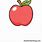 Easy Drawing of an Apple