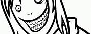 Easy Jeff The Killer Coloring Pages