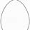 Egg Shape Coloring Page