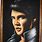 Elvis On Velvet Painting