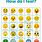 Emoji Emotions Chart