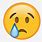 Emoji Face with Tears