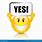 Emoji Saying Yes