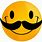 Emoji with Mustache