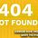 Error 404 Wi-Fi