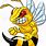Evil Cartoon Bee