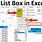 Excel List Box