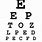 Eye Exam Chart Test