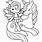 Fairy with Unicorn Coloring Pages