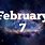 Feb 7 Zodiac
