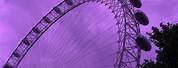 Ferris Wheel Aesthetic Violet Color