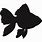 Fish Silhouette Stencil