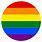 Flag Circle Rainbow