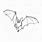 Flying Bat Sketch