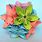 Folding Paper Origami Flower