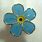 Forget Me Not Flower Pin