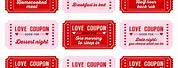 Free Adult Printable Love Coupons