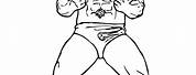 Free Printable WWE Wrestling Coloring Pages