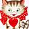 Free Valentine Cat