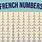 French Numbers 1 100-Sheet