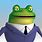 Frog Wearing Suit