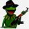 Frog with Gun Meme