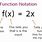 Function Notation Math
