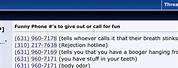 Funny Prank Call Ideas Numbers