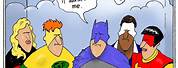 Funny Superhero Cartoon Drawings
