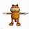 Garfield T-Pose