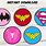 Girl Superhero Symbols