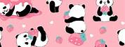 Girly Panda Wallpaper for Laptop
