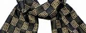Givenchy Scarf Black and Gold