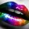 Glitter Lips Art