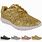 Gold Tennis Shoes for Women