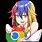Google Chrome Anime Icon
