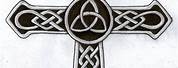 Gothic Celtic Cross Outline