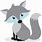 Gray Fox Cartoon