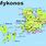 Greek Islands Map Mykonos