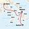 Greek Islands Travel Map