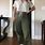 Green Cargo Pants Outfit