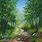 Green Forest Painting