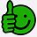 Green Thumbs Up Emoji Copy
