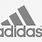 Grey Adidas Logo