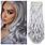 Grey Hair Extensions Clip In