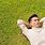 Guy Laying in Grass
