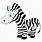 Happy Zebra Cartoon