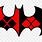 Harley Quinn Bat Logo